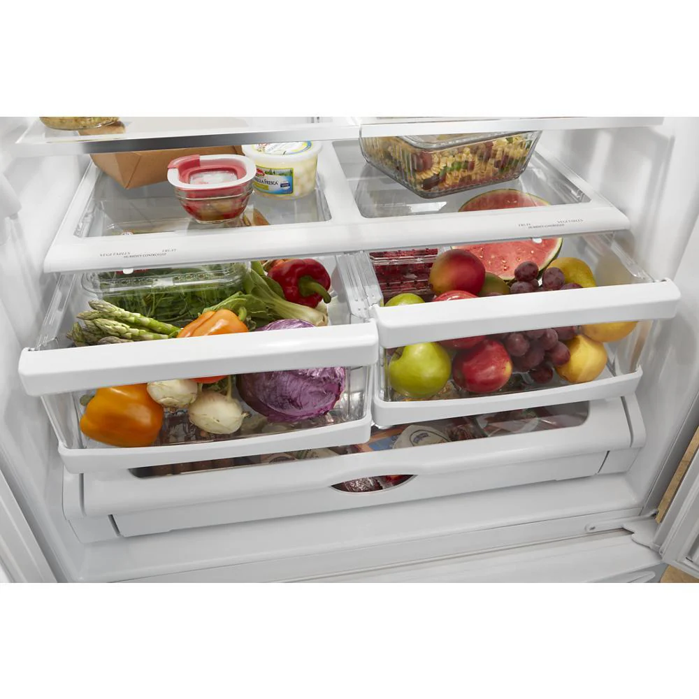 Whirlpool 36-inch Wide Counter Depth French Door Refrigerator - 20 cu. ft. - Image 2