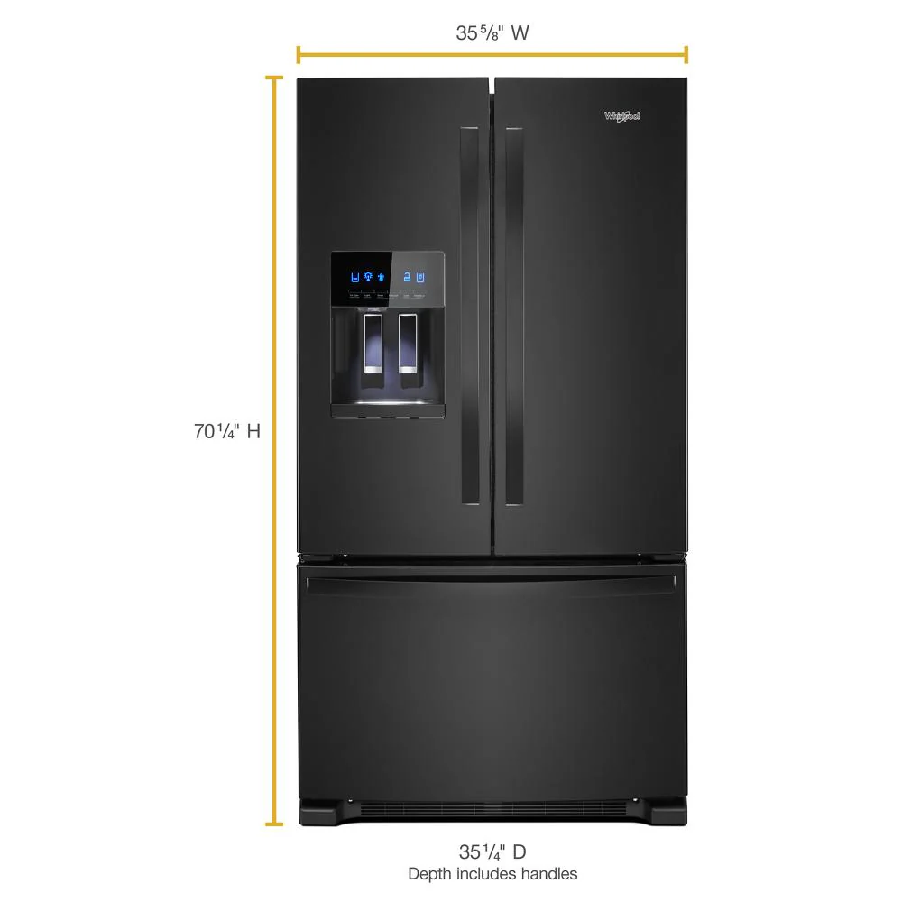 Whirlpool 36-inch Wide French Door Refrigerator - 25 cu. ft. - Image 5