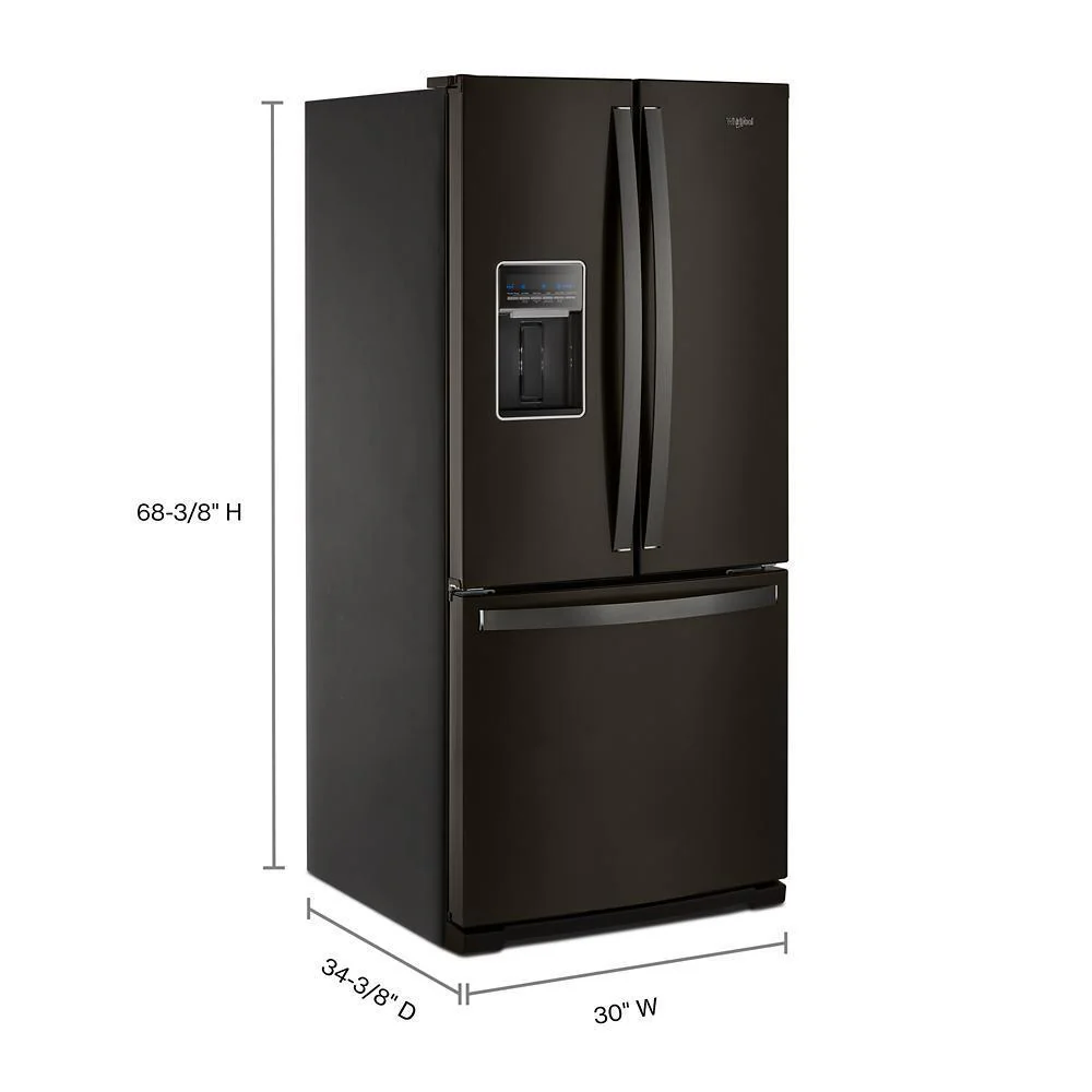Whirlpool WRF560SEHV 30-inch Wide French Door Refrigerator - 20 cu. ft. - Image 2