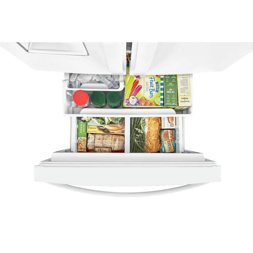 Whirlpool WRF560SEHW 30-inch Wide French Door Refrigerator - 20 cu. ft. - Image 12