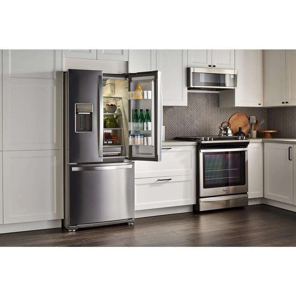 Whirlpool WRF560SEHZ 30-inch Wide French Door Refrigerator - 20 cu. ft. - Image 14