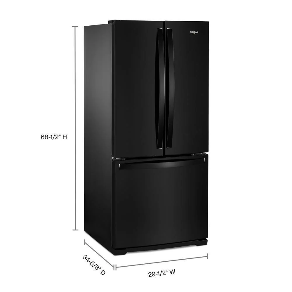 Whirlpool WRF560SMHB 30-inch Wide French Door Refrigerator - 20 cu. ft. - Image 6