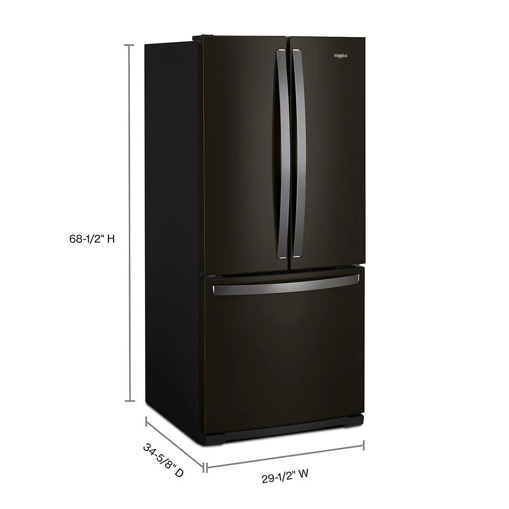 Whirlpool WRF560SMHV 30-inch Wide French Door Refrigerator - 20 cu. ft. - Image 9