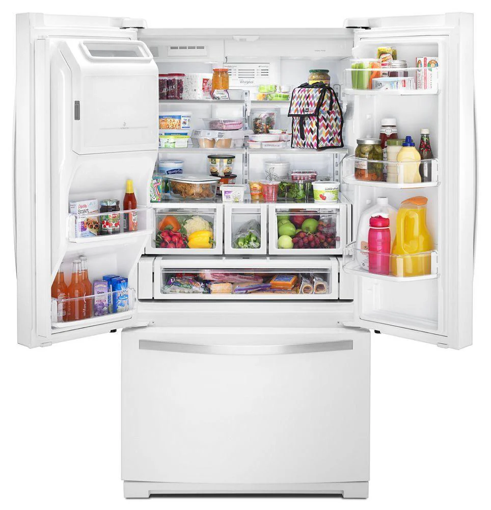 Whirlpool WRF757SDEH 36-inch Wide French Door Bottom Freezer Refrigerator with StoreRight System - 27cu. ft. - Image 3