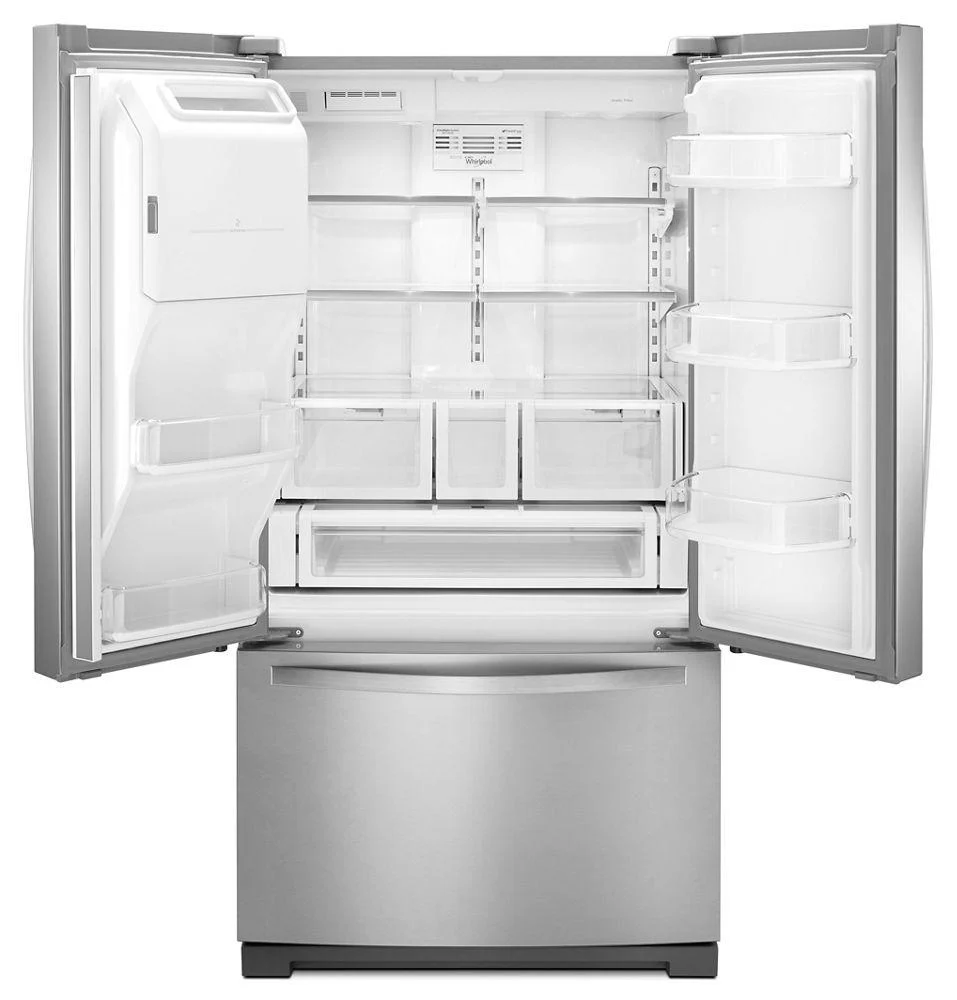 Whirlpool WRF767SDEM 36-inch Wide French Door Bottom Freezer Refrigerator with Dual Icemakers - 27 cu. ft. - Image 2