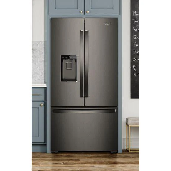 WRF974CIHV Whirlpool® 36-inch Wide Counter Depth French Door-within-Door Refrigerator - 24 cu. ft. - Black Stainless - Image 10