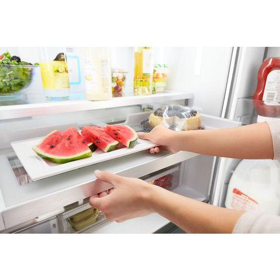 WRF974CIHV Whirlpool® 36-inch Wide Counter Depth French Door-within-Door Refrigerator - 24 cu. ft. - Black Stainless - Image 13