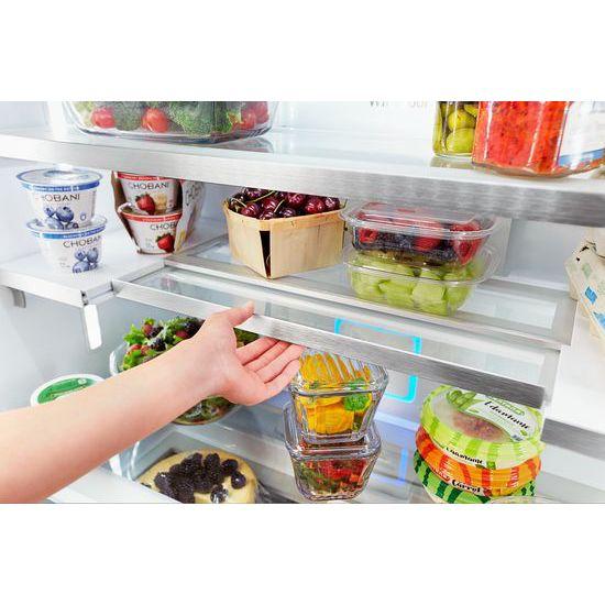 WRF974CIHV Whirlpool® 36-inch Wide Counter Depth French Door-within-Door Refrigerator - 24 cu. ft. - Black Stainless - Image 19