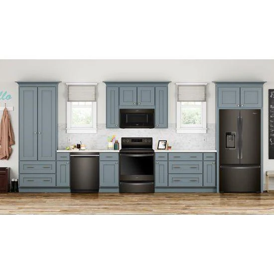 WRF974CIHV Whirlpool® 36-inch Wide Counter Depth French Door-within-Door Refrigerator - 24 cu. ft. - Black Stainless - Image 8