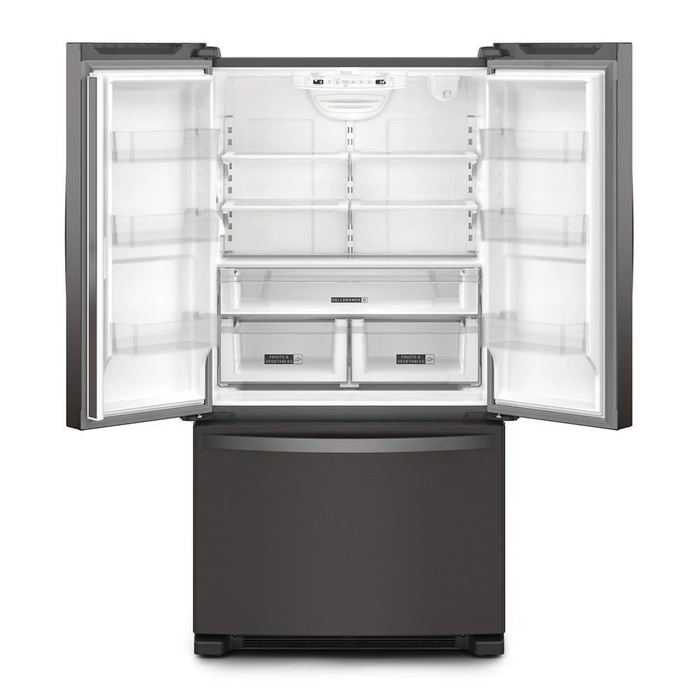 Whirlpool WRFC2036RV 36-Inch Wide Counter-Depth French Door Bottom Mount Refrigerator - 20 cu. ft.