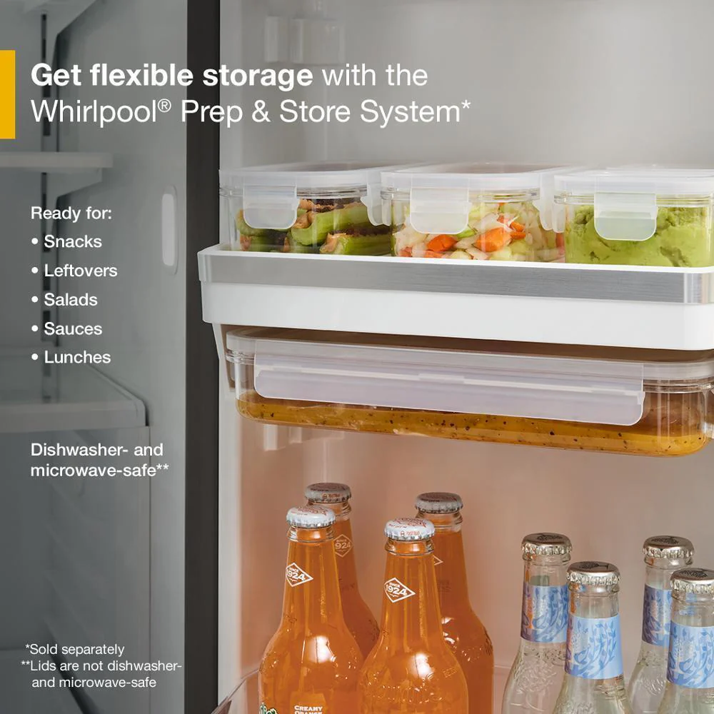 Whirlpool WRFC7036RZ 36-inch Wide True Counter Depth 3-Door French Door Refrigerator - 23.4 cu. ft. - Image 16