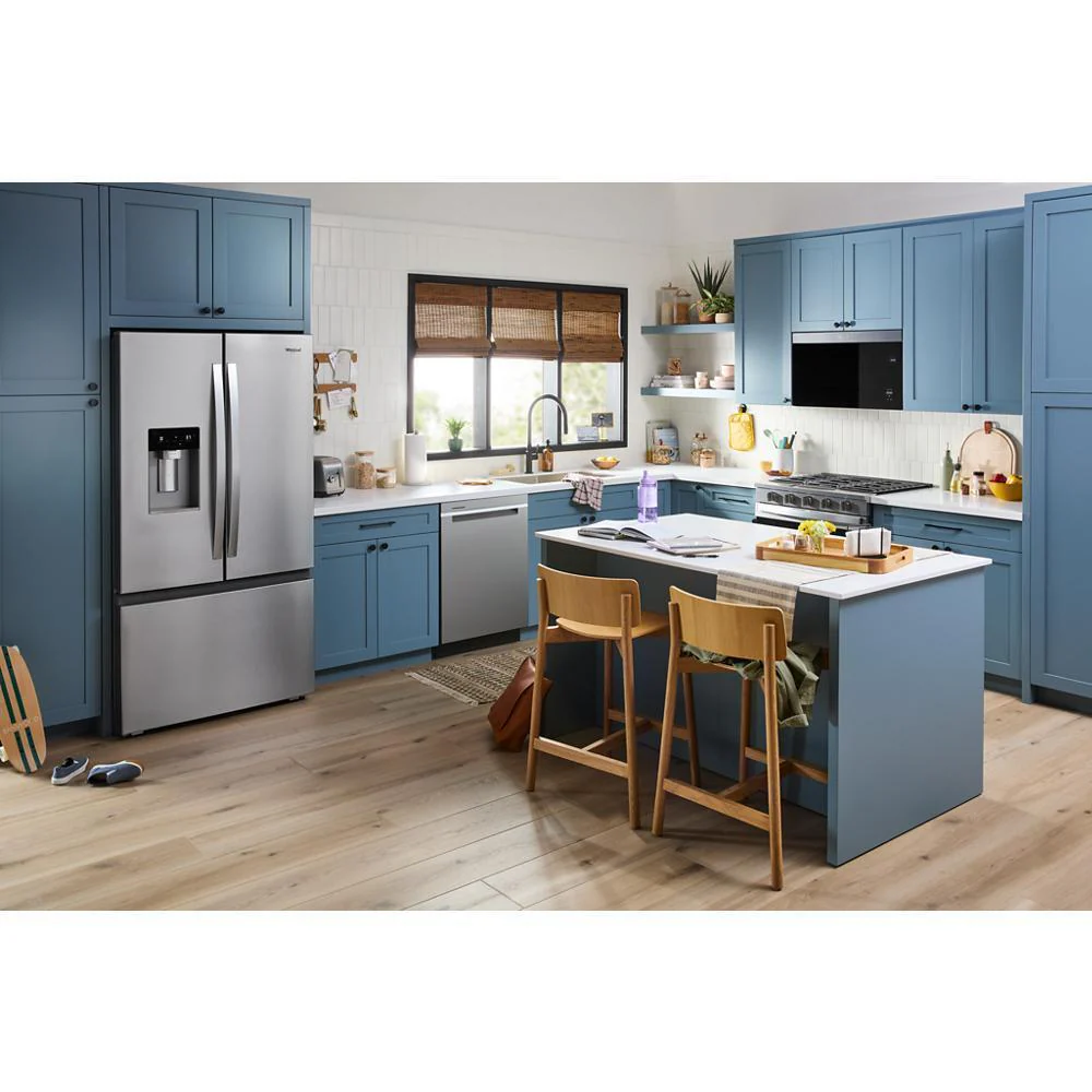 Whirlpool WRFC7036RZ 36-inch Wide True Counter Depth 3-Door French Door Refrigerator - 23.4 cu. ft. - Image 2