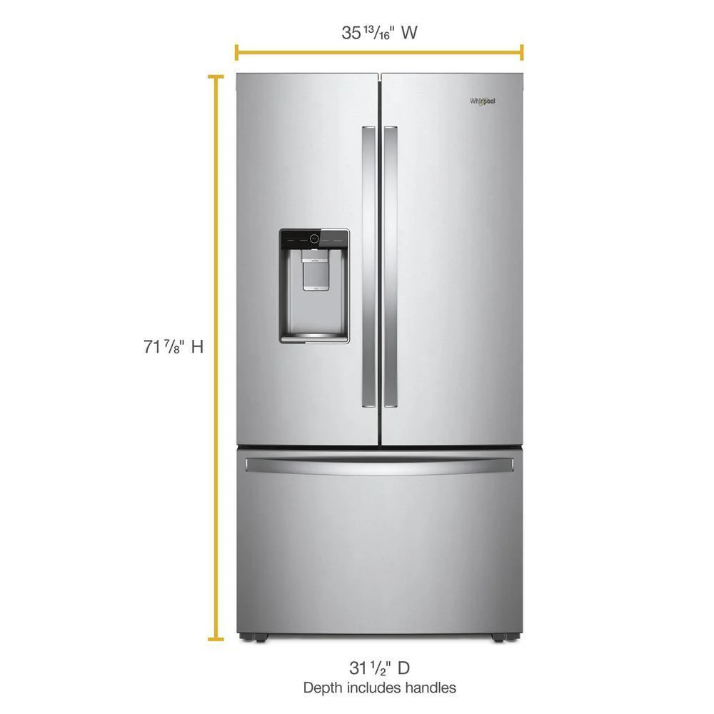 Whirlpool WRFC9636RZ 36-inch Wide Counter Depth French Door Refrigerator - Image 26
