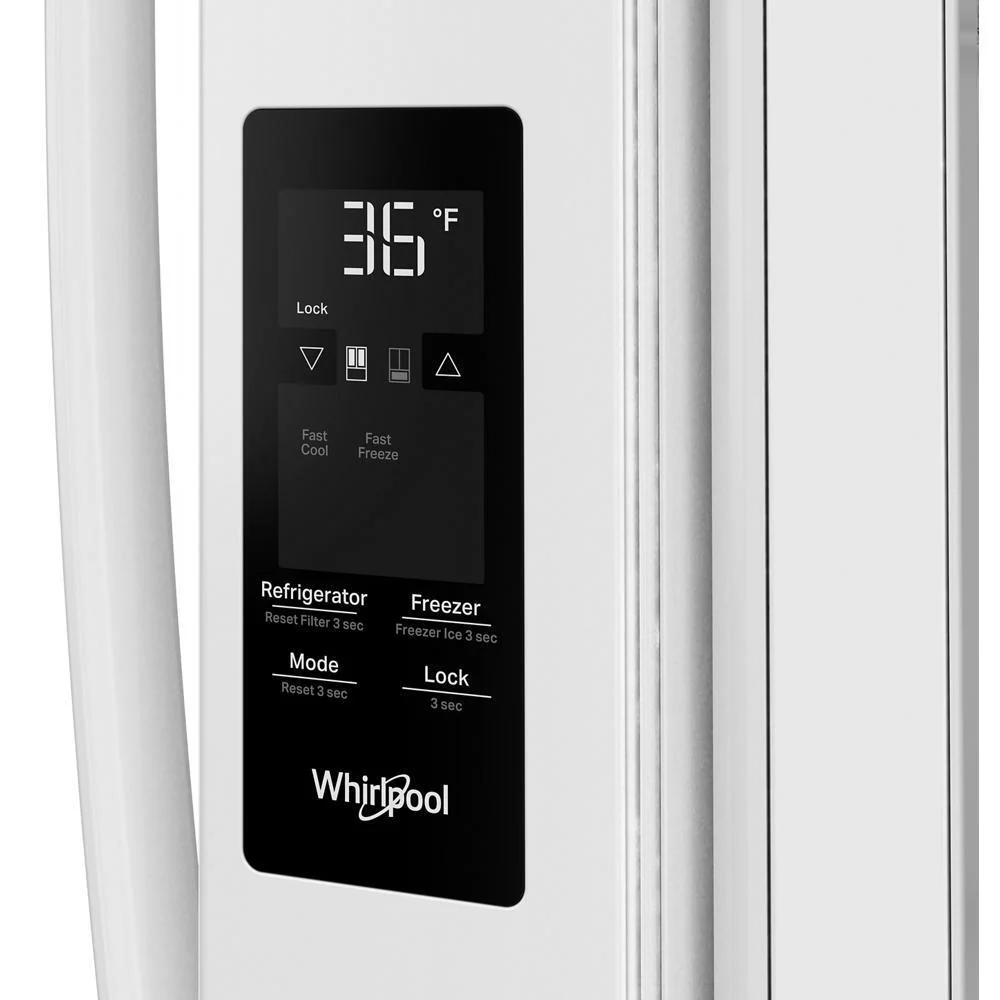 Whirlpool WRFF3336SW 36-Inch French Door Refrigerator with Interior Water Dispenser - 31 cu. ft. - Image 14