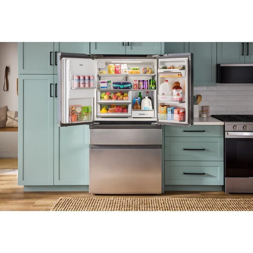 Whirlpool WRMC7036RV 36-inch Wide True Counter Depth 4-Door French Door Refrigerator - 22 cu. ft. - Image 2