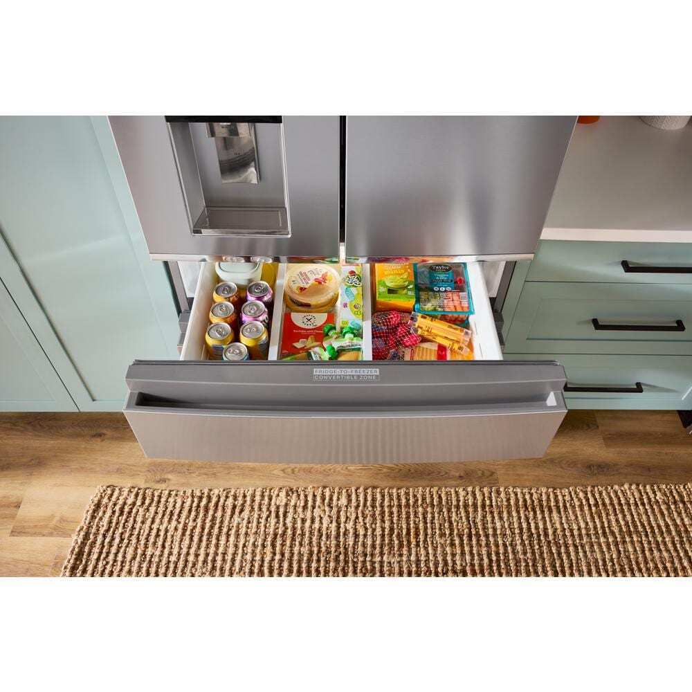 Whirlpool WRMC7036RZ 36-inch Wide True Counter Depth 4-Door French Door Refrigerator - 22 cu. ft. - Image 6