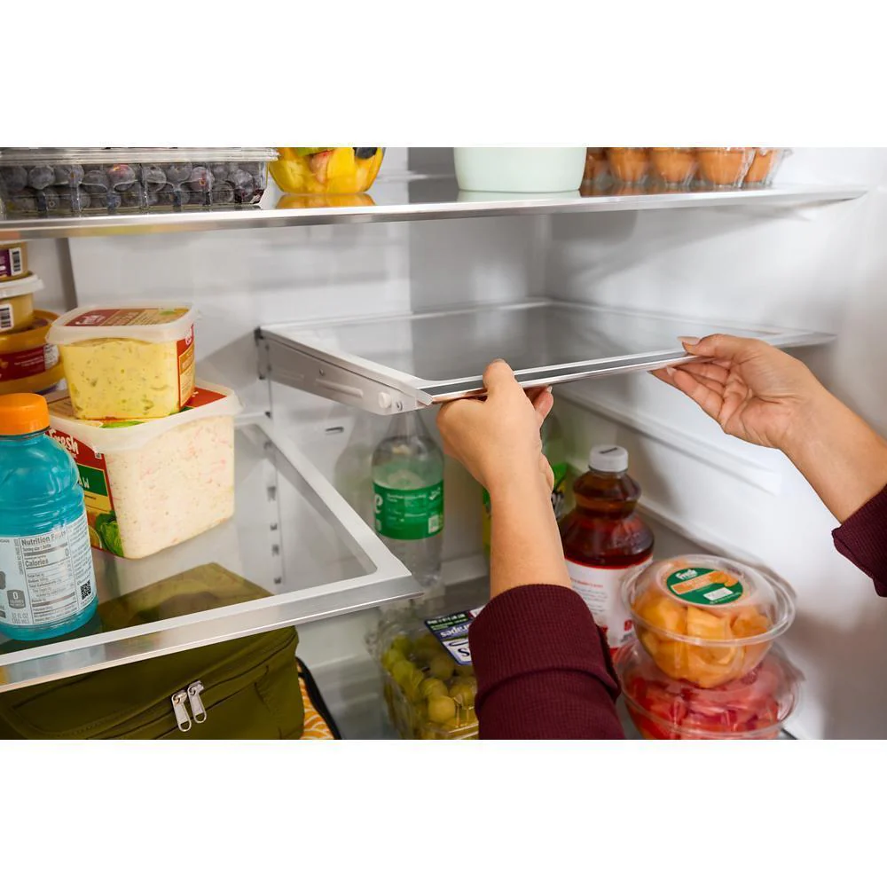 WRMF3336SV Whirlpool® 30 Cu. Ft. Family-Sized Capacity French Door Refrigerator with Flexible Temperature Drawer - Image 9