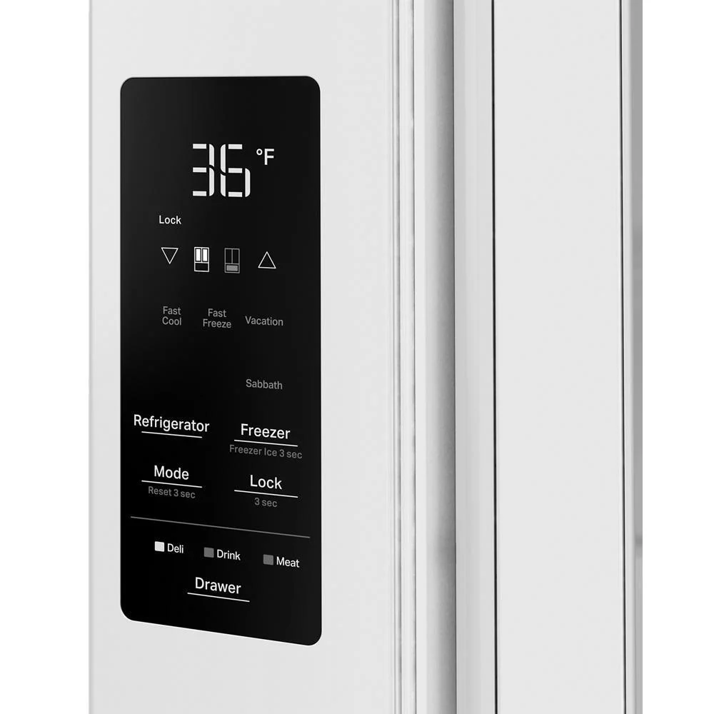 WRMF3336SW Whirlpool® 30 Cu. Ft. Family-Sized Capacity French Door Refrigerator with Flexible Temperature Drawer - Image 17