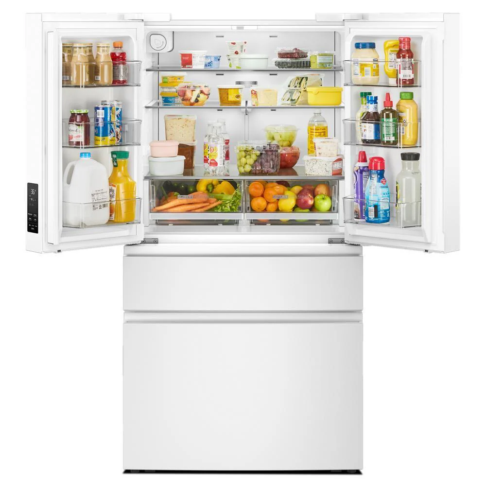 WRMF3336SW Whirlpool® 30 Cu. Ft. Family-Sized Capacity French Door Refrigerator with Flexible Temperature Drawer - Image 3