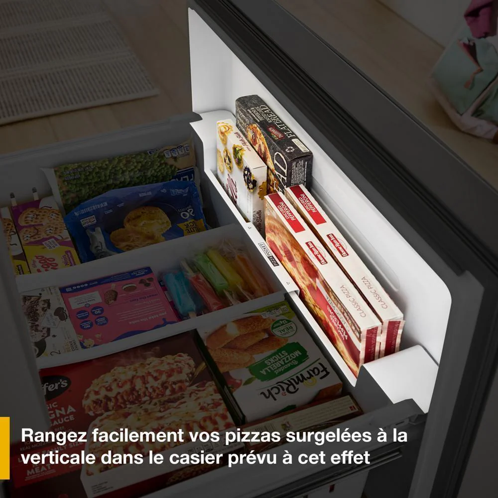 WRMF3336SZ Whirlpool® 30 Cu. Ft. Family-Sized Capacity French Door Refrigerator with Flexible Temperature Drawer - Image 6