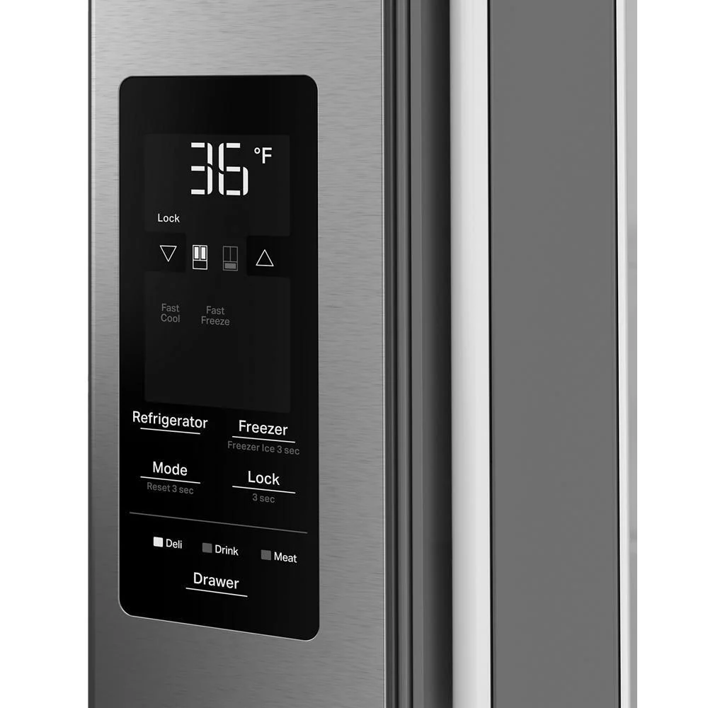 WRMF3336SZ Whirlpool® 30 Cu. Ft. Family-Sized Capacity French Door Refrigerator with Flexible Temperature Drawer - Image 7