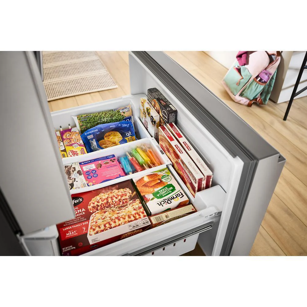 WRMF3536SZ Whirlpool® 29 Cu. Ft. Family-Sized Capacity French Door Refrigerator with Flexible Temperature Drawer - Image 3