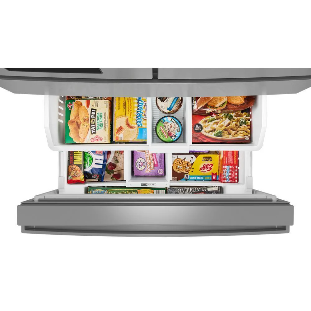 WRMF3636SZ Whirlpool® 29 Cu. Ft. Family-Sized Capacity French Door Refrigerator with Flexible Temperature Drawer - Image 6