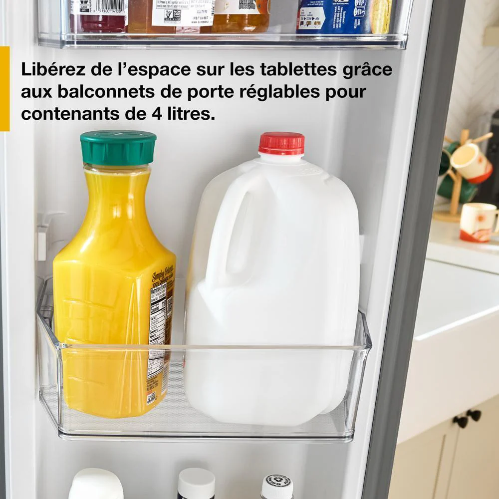 WRMF3736SZ Whirlpool® 29 Cu. Ft. Family-Sized Capacity French Door Refrigerator with Flexible Temperature Drawer - Image 8