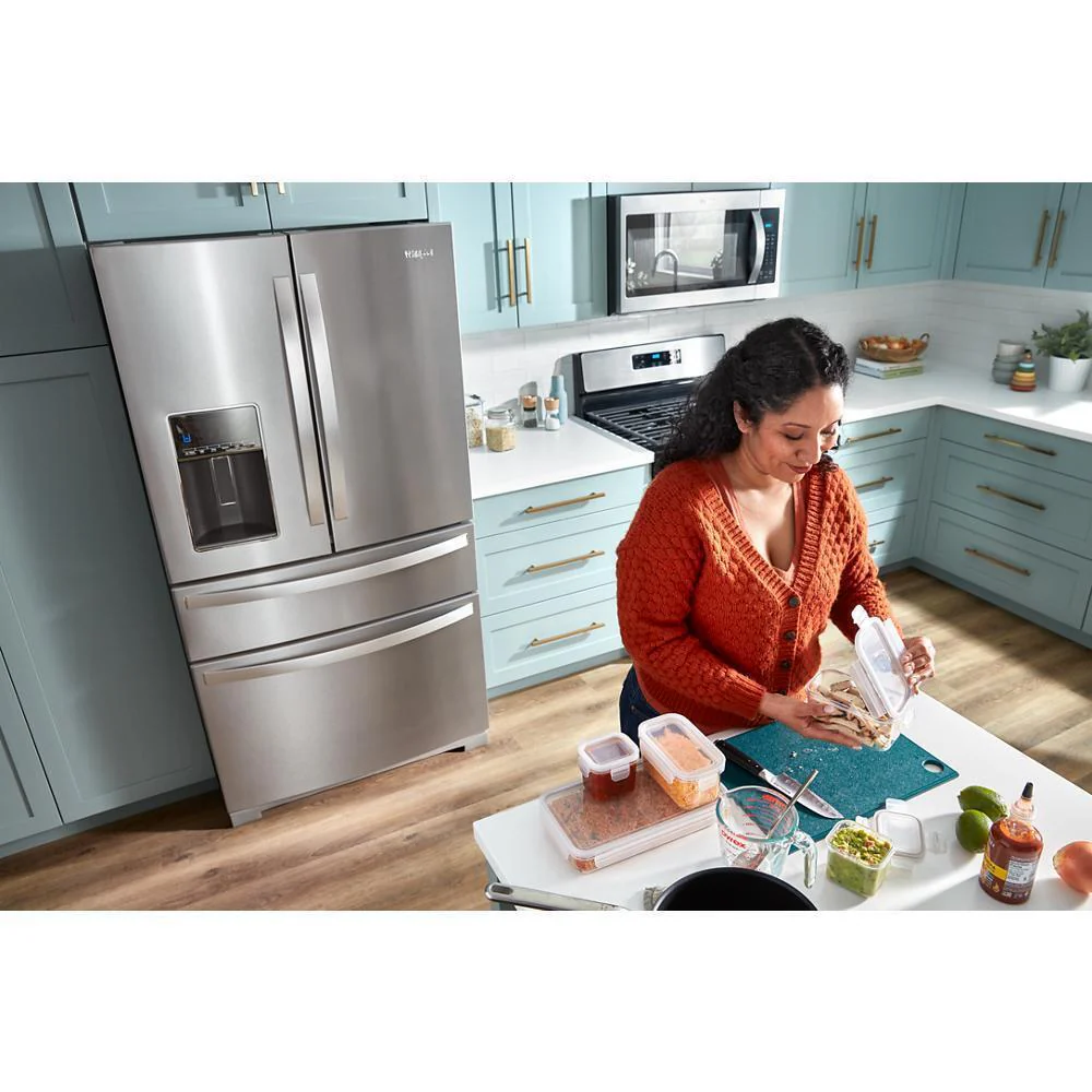 Whirlpool WRMF7736PZ 36-inch Wide 4 Door Refrigerator with Prep and Store Bins - 26 Cu. Ft. - Image 11