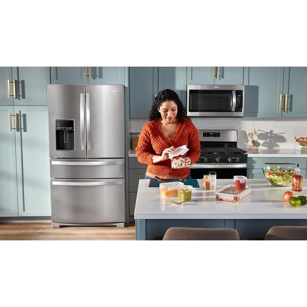 Whirlpool WRMF7736PZ 36-inch Wide 4 Door Refrigerator with Prep and Store Bins - 26 Cu. Ft. - Image 12