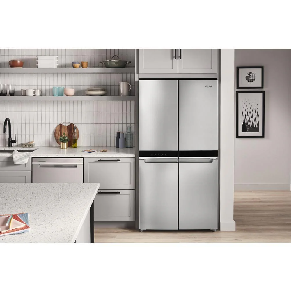Whirlpool WRQA59CNKZ 36-inch Wide Counter Depth 4 Door Refrigerator - 19.4 cu. ft. - Image 12