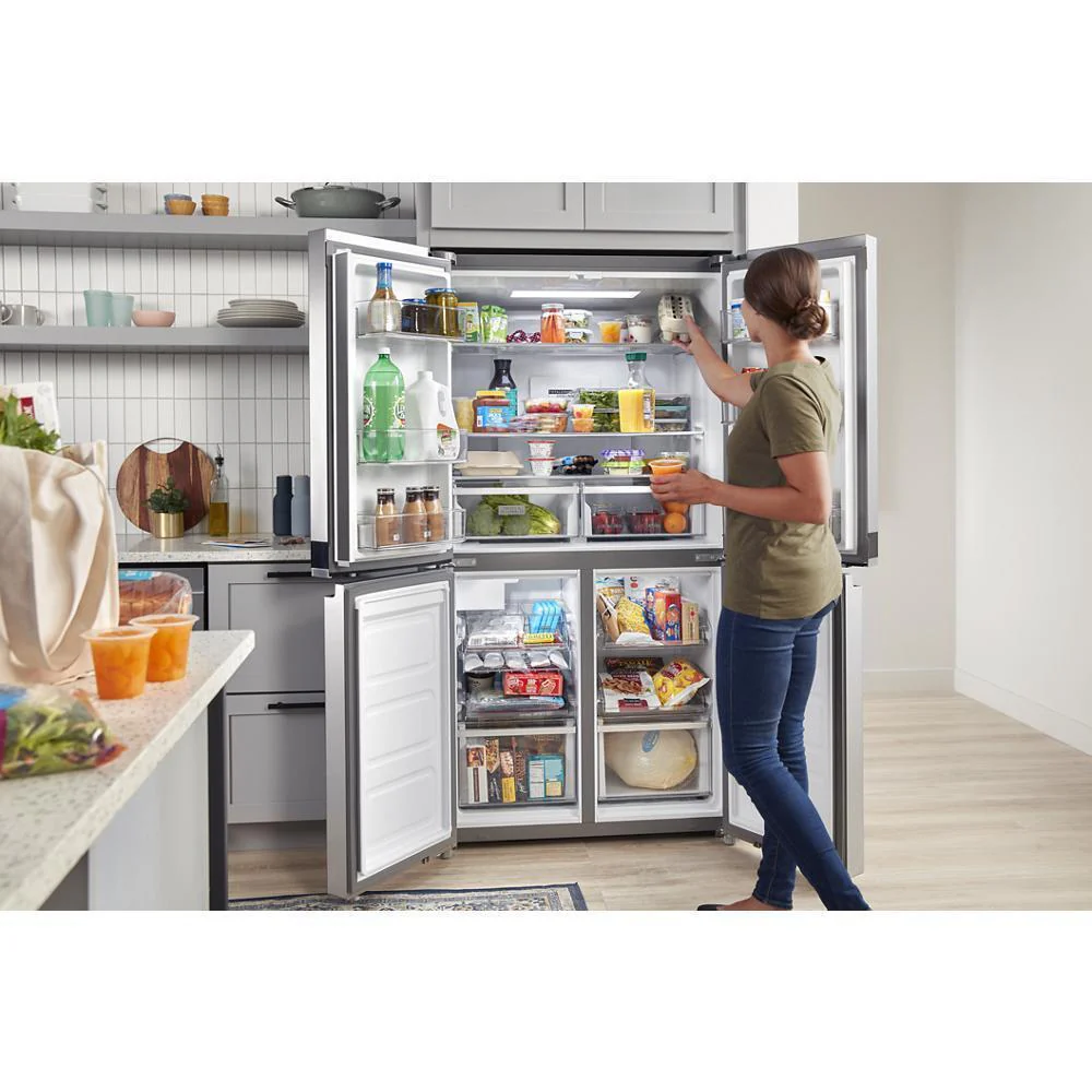 Whirlpool WRQA59CNKZ 36-inch Wide Counter Depth 4 Door Refrigerator - 19.4 cu. ft. - Image 20