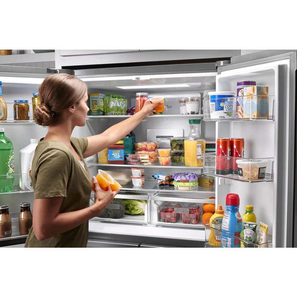 Whirlpool WRQA59CNKZ 36-inch Wide Counter Depth 4 Door Refrigerator - 19.4 cu. ft. - Image 21