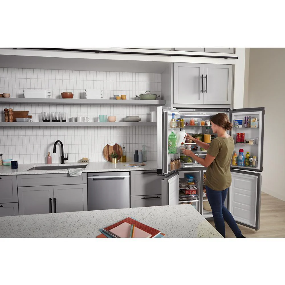 Whirlpool WRQA59CNKZ 36-inch Wide Counter Depth 4 Door Refrigerator - 19.4 cu. ft. - Image 23