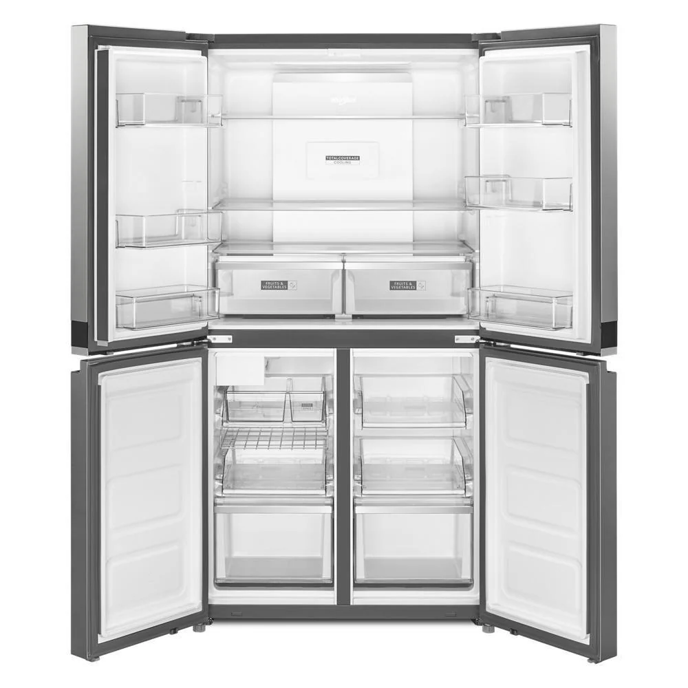 Whirlpool WRQA59CNKZ 36-inch Wide Counter Depth 4 Door Refrigerator - 19.4 cu. ft. - Image 6
