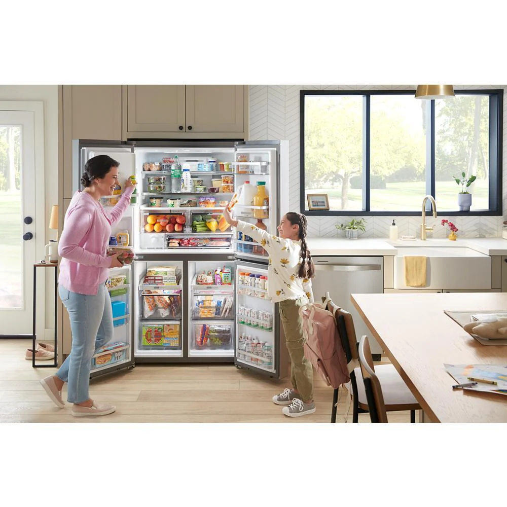Whirlpool WRQC7836RZ 36-Inch Counter Depth 4 Door Refrigerator with Ice Maker in Door - Image 20