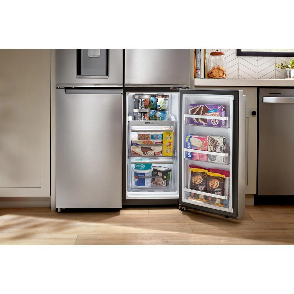 Whirlpool WRQC7836RZ 36-Inch Counter Depth 4 Door Refrigerator with Ice Maker in Door - Image 8