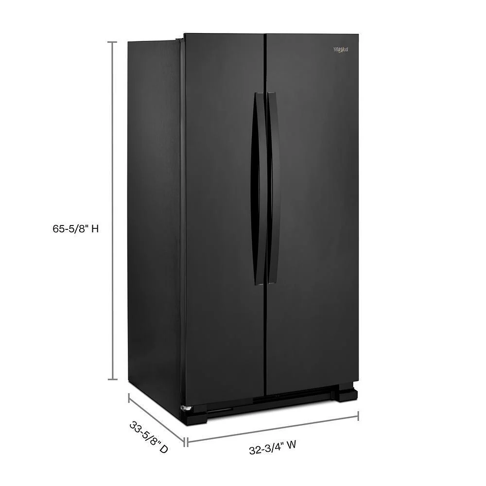 Whirlpool WRS312SNHB 33-inch Wide Side-by-Side Refrigerator - 22 cu. ft. - Image 4