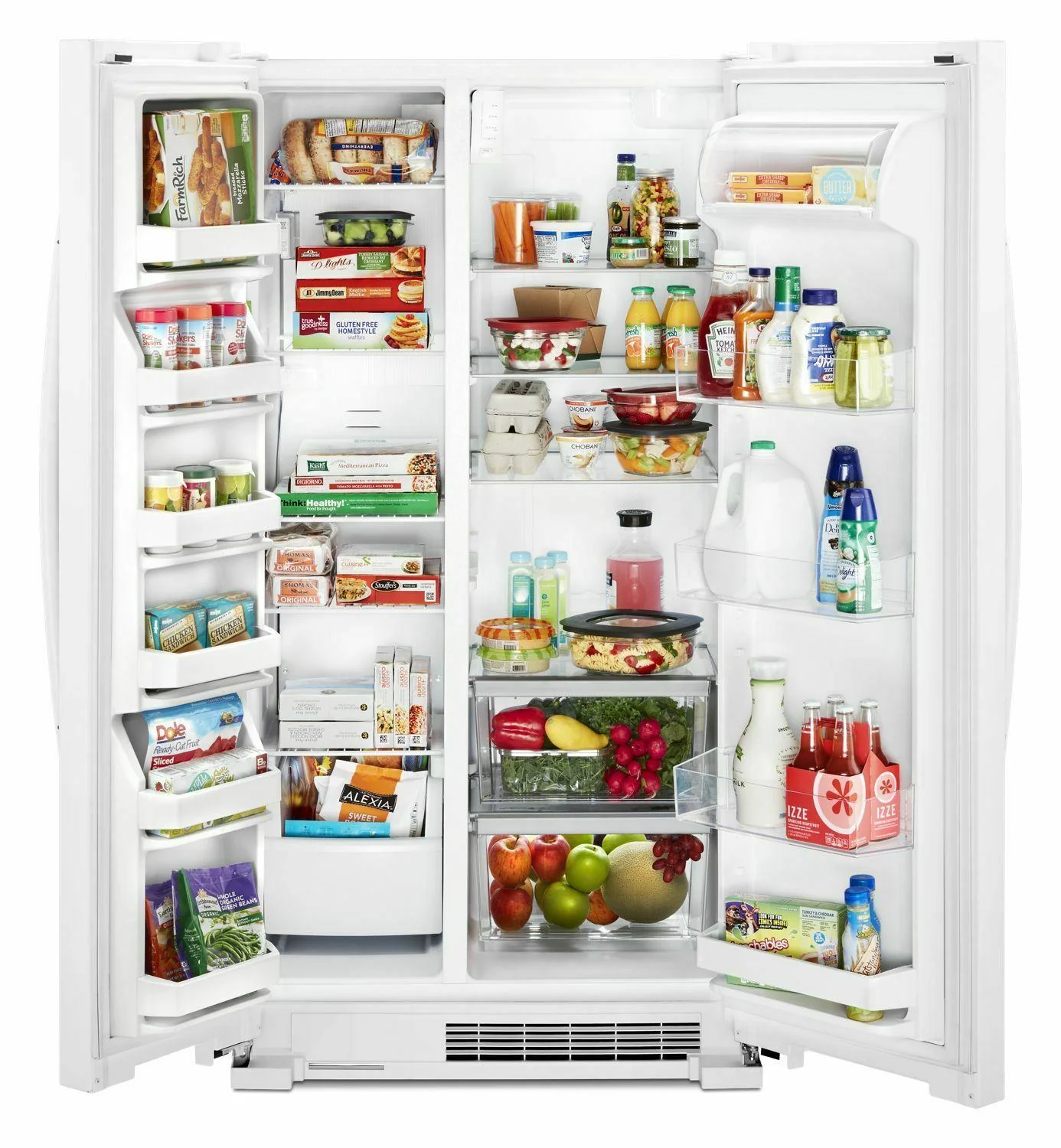 Whirlpool WRS315SNHW 36-inch Wide Side-by-Side Refrigerator - 25 cu. ft. - Image 2