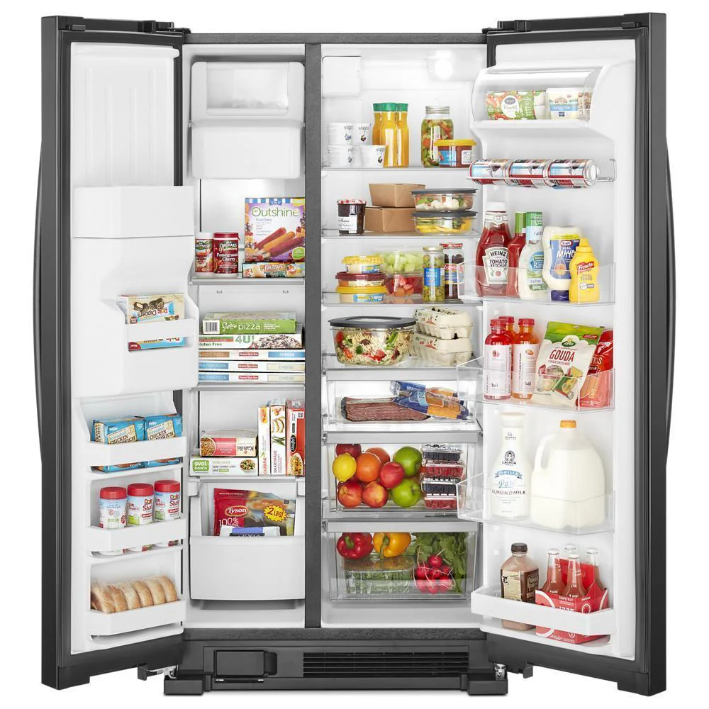 Whirlpool WRS321SDHB 33-inch Wide Side-by-Side Refrigerator - 21 cu. ft. - Image 8