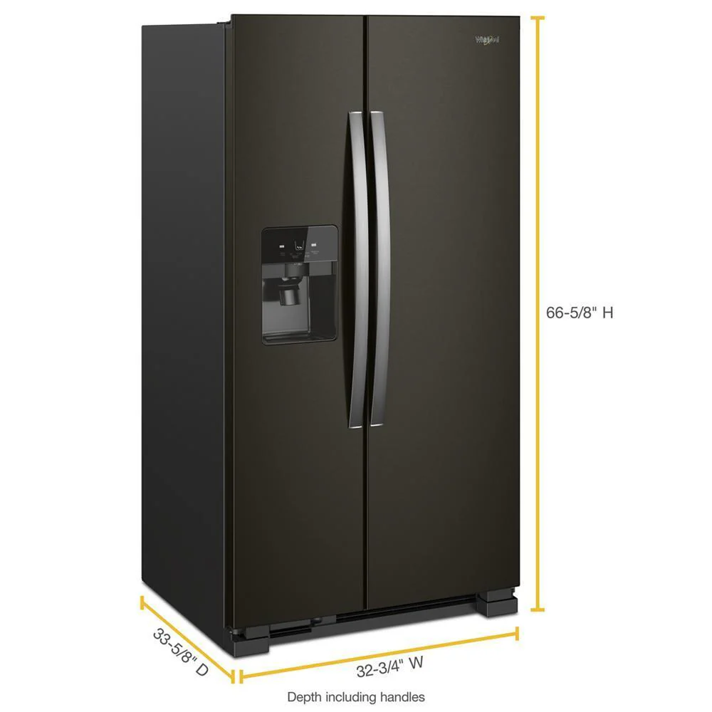 Whirlpool WRS321SDHV 33-inch Wide Side-by-Side Refrigerator - 21 cu. ft. - Image 5