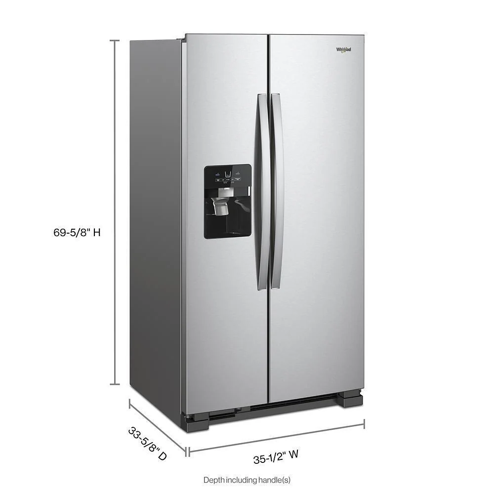 Whirlpool WRS325SDHZ 36-inch Wide Side-by-Side Refrigerator - 25 cu. ft. - Image 10