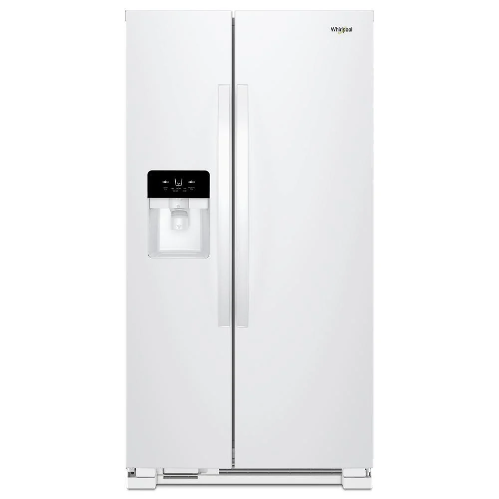 Whirlpool WRS331SDHW 33-inch Wide Side-by-Side Refrigerator - 21 cu. ft.