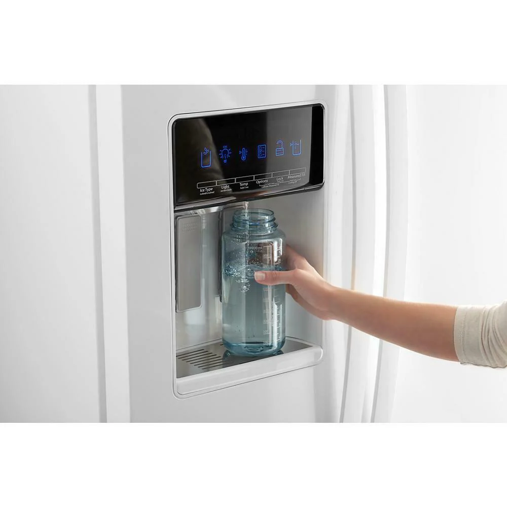 Whirlpool WRS571CIHW 36-inch Wide Counter Depth Side-by-Side Refrigerator - 21 cu. ft. - Image 2