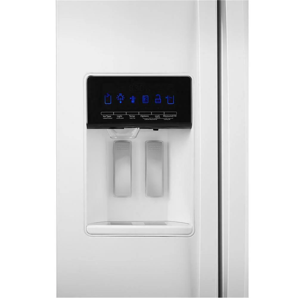 Whirlpool WRS588FIHW 36-inch Wide Side-by-Side Refrigerator - 28 cu. ft. - Image 2
