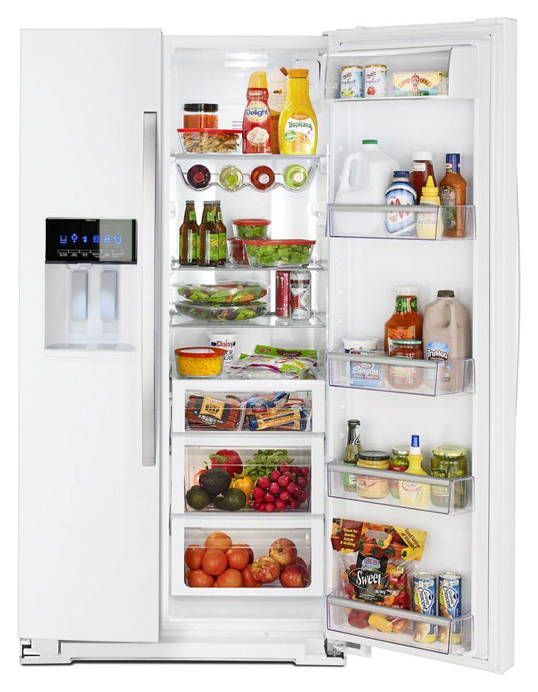 Whirlpool 36-inch Wide Side-by-Side Counter Depth Refrigerator with StoreRight Dual Cooling System - 20 cu. ft. - Image 5