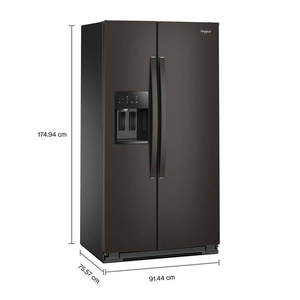 Whirlpool WRSC5536RV 36-inch Counter Depth Side-by-Side Refrigerator with TruCool™ System - Image 2