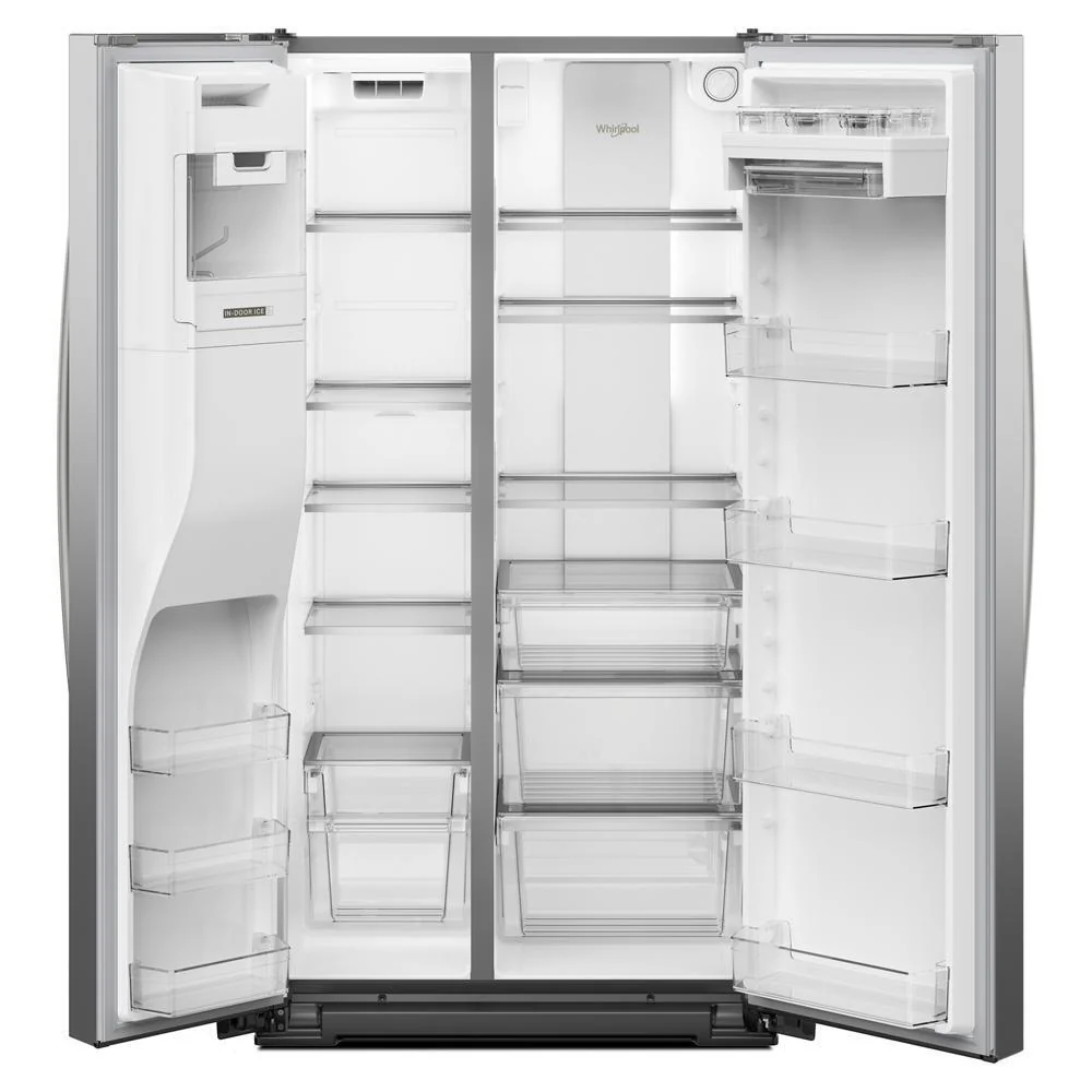 Whirlpool WRSC6536RZ 36-inch Counter Depth Side-by-Side Refrigerator with Prep & Store Bins - Image 3