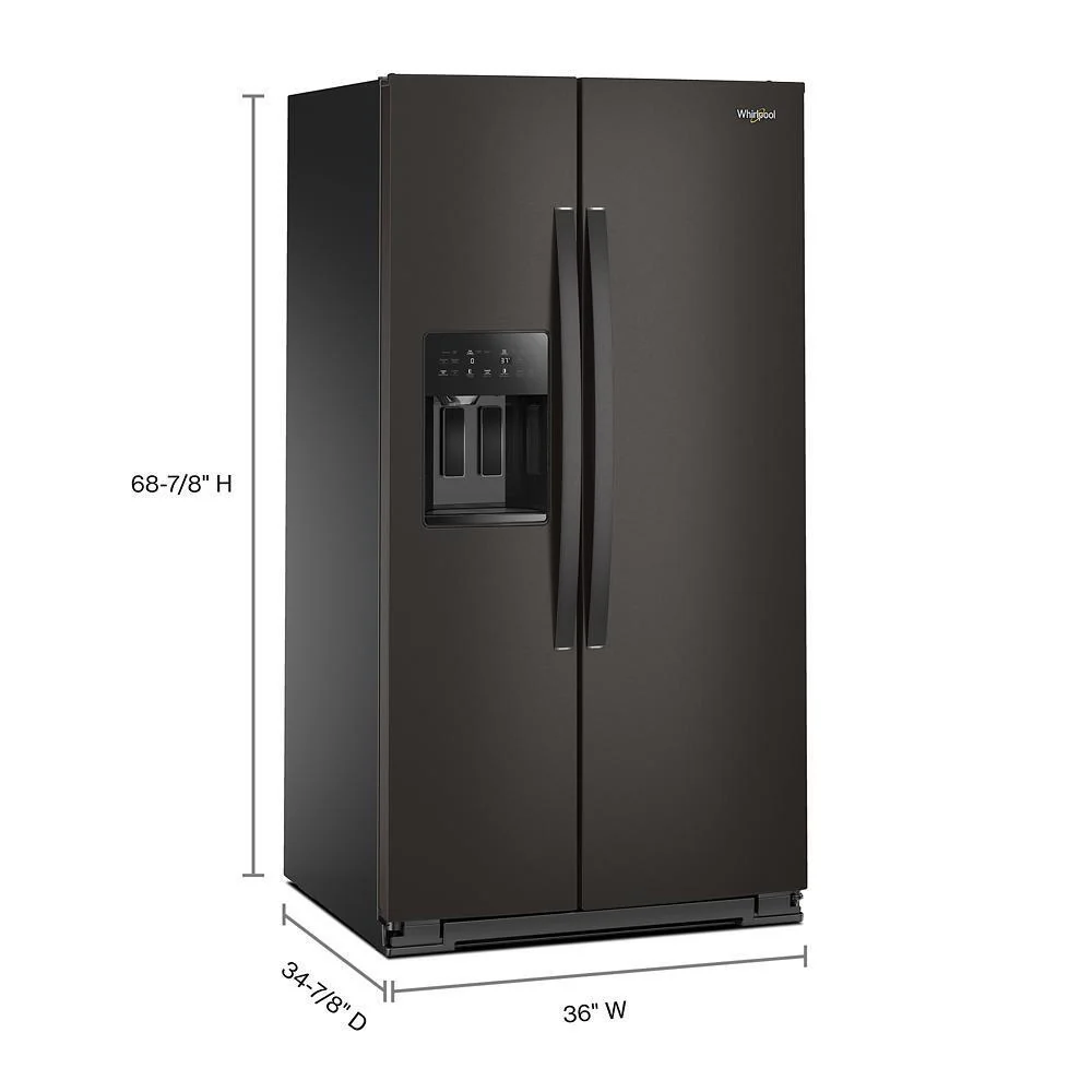 Whirlpool WRSF5536RV 36-inch Standard Depth Side-by-Side Refrigerator with TruCool™ System - Image 2