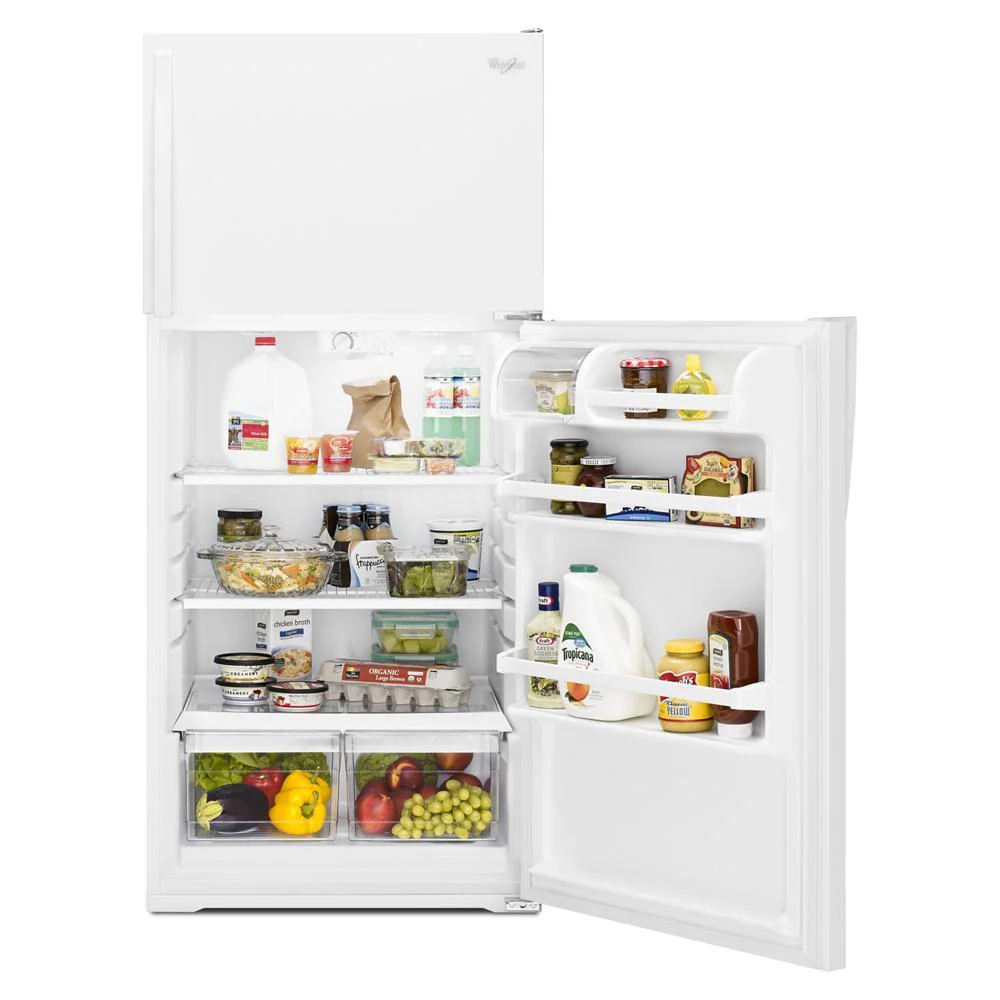 Whirlpool WRT134TFDW 28-inch Wide Top Freezer Refrigerator - 14 cu. ft. - Image 3